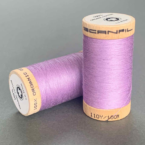 Scanfil Organic Cotton Sewing Thread Lilac