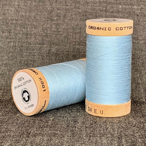 Scanfil Organic Cotton Sewing Thread Sky Blue