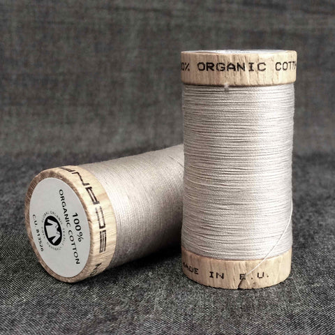 Scanfil Organic Cotton Sewing Thread Light Grey
