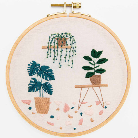 Slow Evenings for Rico Design Botanical Embroidery Stitch Kit