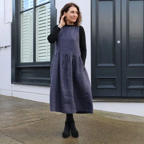 Tessuti Fabrics Felicia Pinafore Dress Sewing Pattern