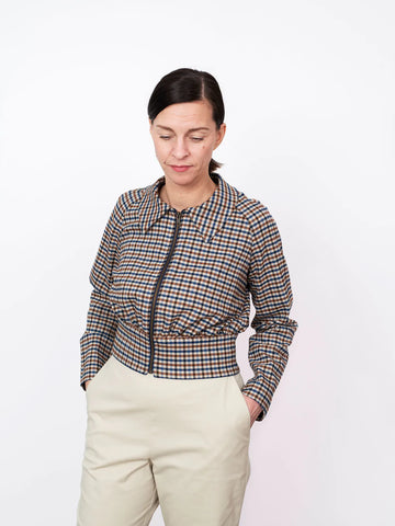 The Assembly Line Cropped Jacket Sewing Pattern