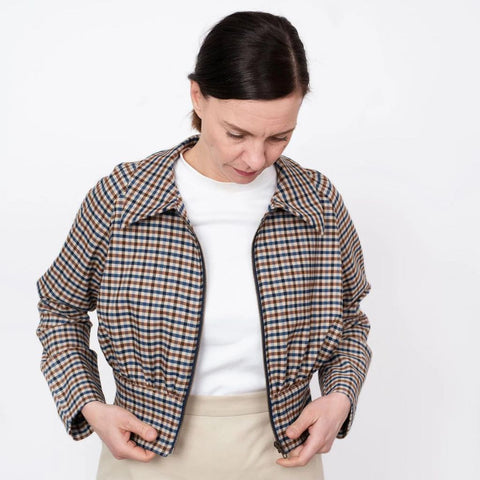 The Assembly Line Cropped Jacket Sewing Pattern