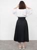 The Assembly Line Elastic waist Maxi Skirt Sewing Pattern