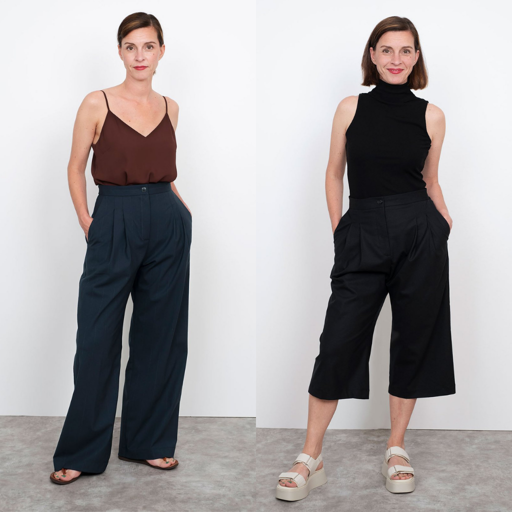 THE ASSEMBLY LINE • High Waisted Trousers Sewing Pattern – The Draper's ...