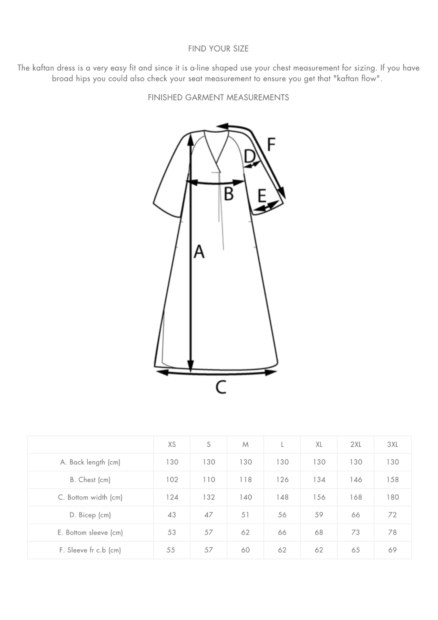 The ASSEMBLY LINE Kaftan Dress Sewing Pattern (XS - L) The Draper's Daughter The ASSEMBLY LINE Kaftan Dress Sewing Pattern (XS - L) The Draper's Daughter