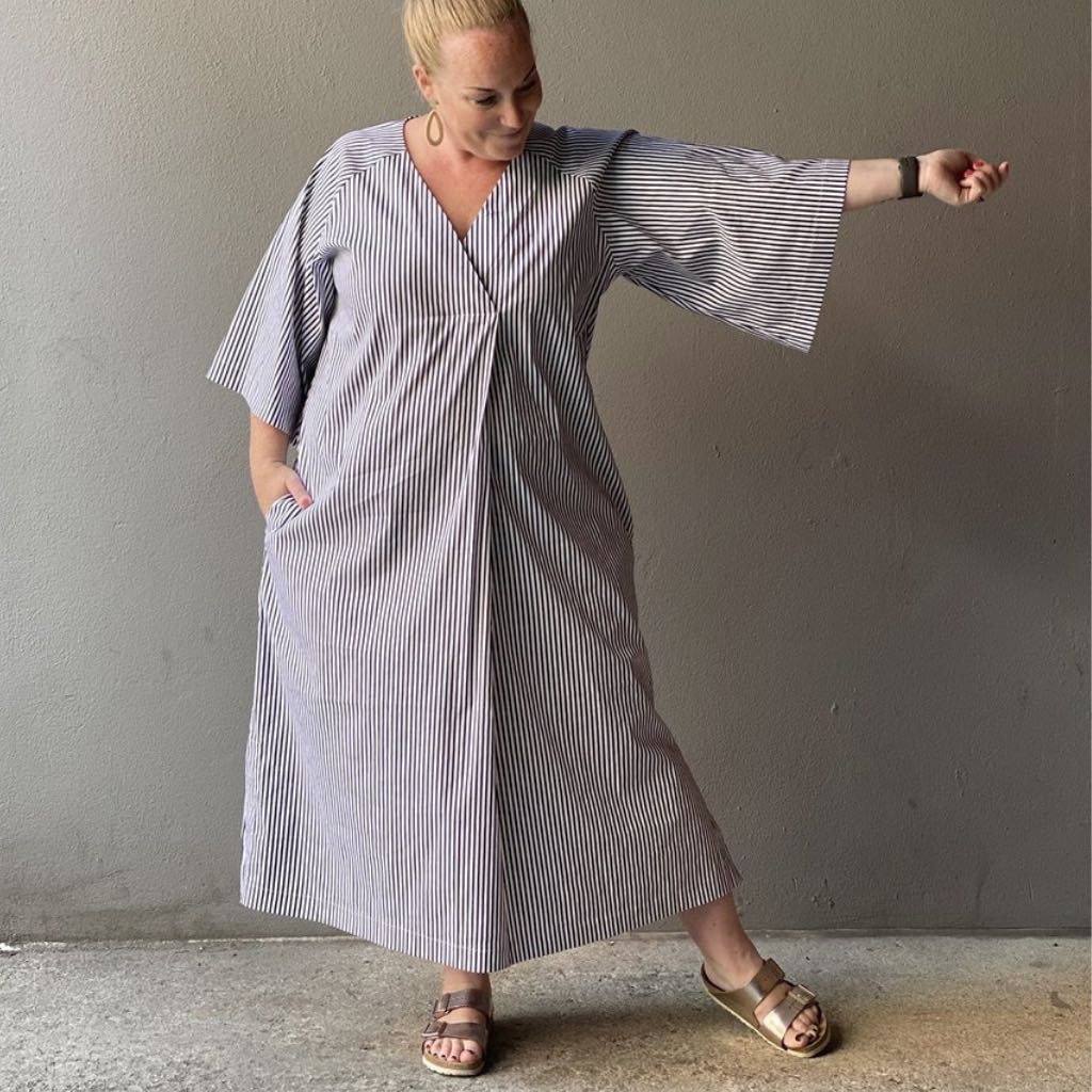 The ASSEMBLY LINE • Kaftan Dress Sewing Pattern (XL