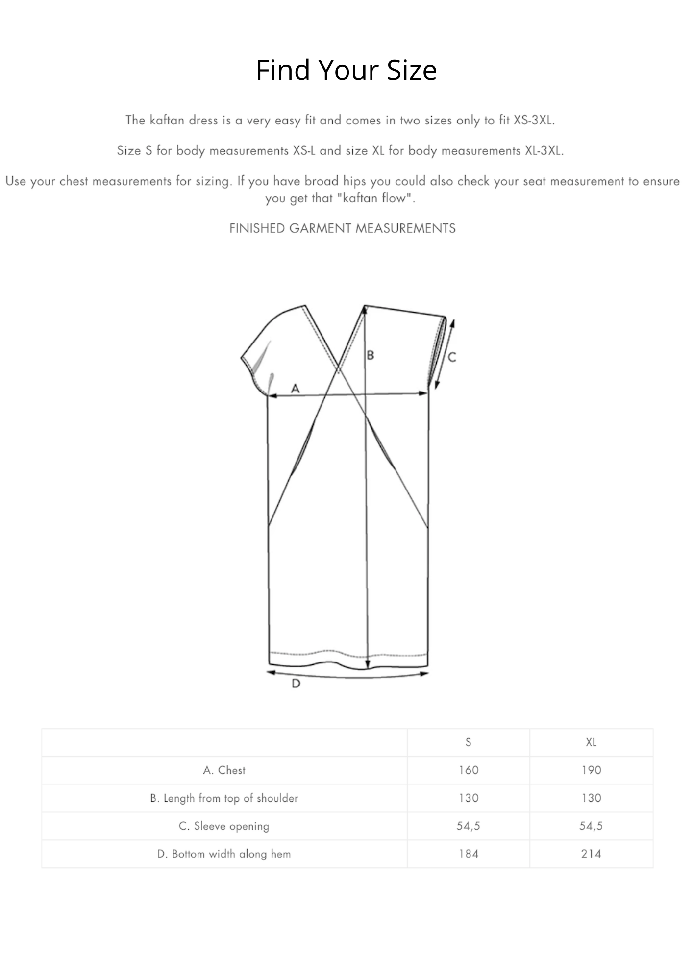 The ASSEMBLY LINE • Minimalist Kaftan Dress Sewing Pattern (XS - 3XL ...