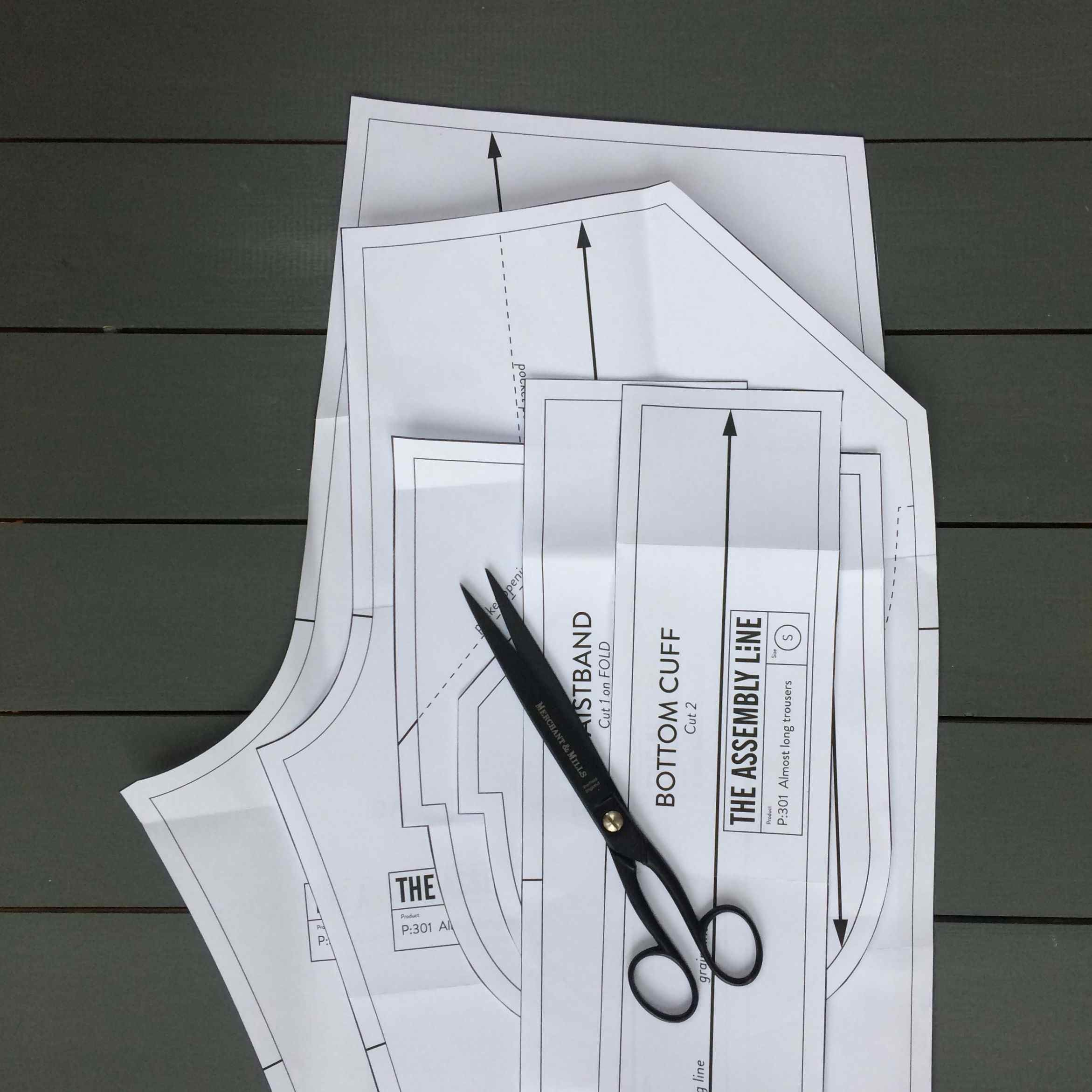 Assembly Line Pyjama Pattern THE ASSEMBLY LINE • Almost Long Trousers Sewing Pattern (XS - 3XL ...