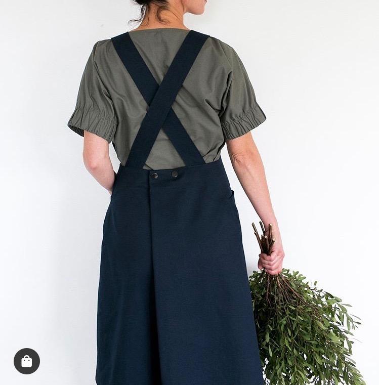 THE ASSEMBLY LINE Apron Dress Sewing Pattern (XS - 3XL) The Draper's Daughter THE ASSEMBLY LINE Apron Dress Sewing Pattern (XS - 3XL) The Draper's Daughter
