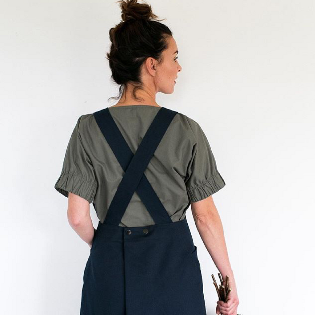 THE ASSEMBLY LINE Apron Dress Sewing Pattern (XS - 3XL) The Draper's Daughter THE ASSEMBLY LINE Apron Dress Sewing Pattern (XS - 3XL) The Draper's Daughter