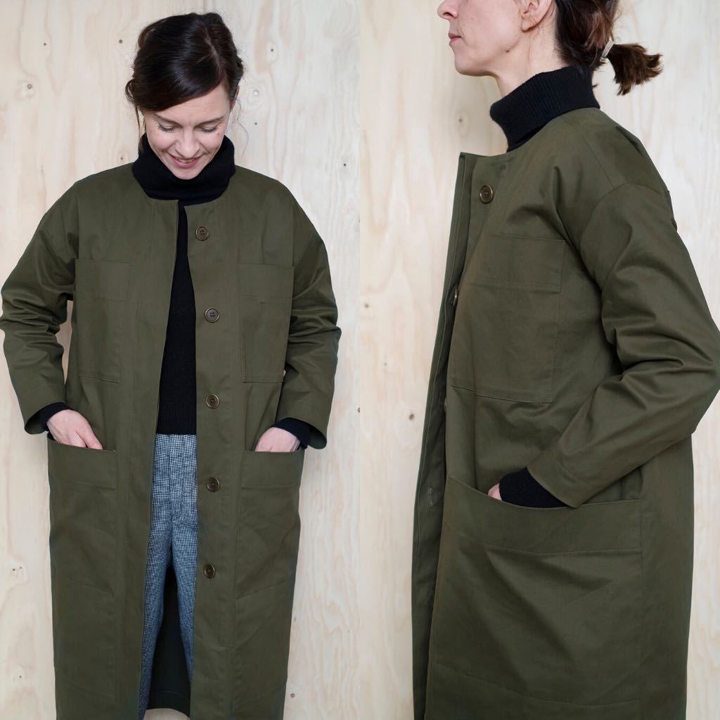 THE ASSEMBLY LINE • Lab Coat Sewing Pattern (XS - L) – The Draper's ...