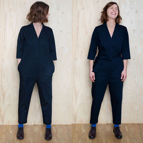 The Assembly Line V-Neck Jumpsuit Sewing Pattern