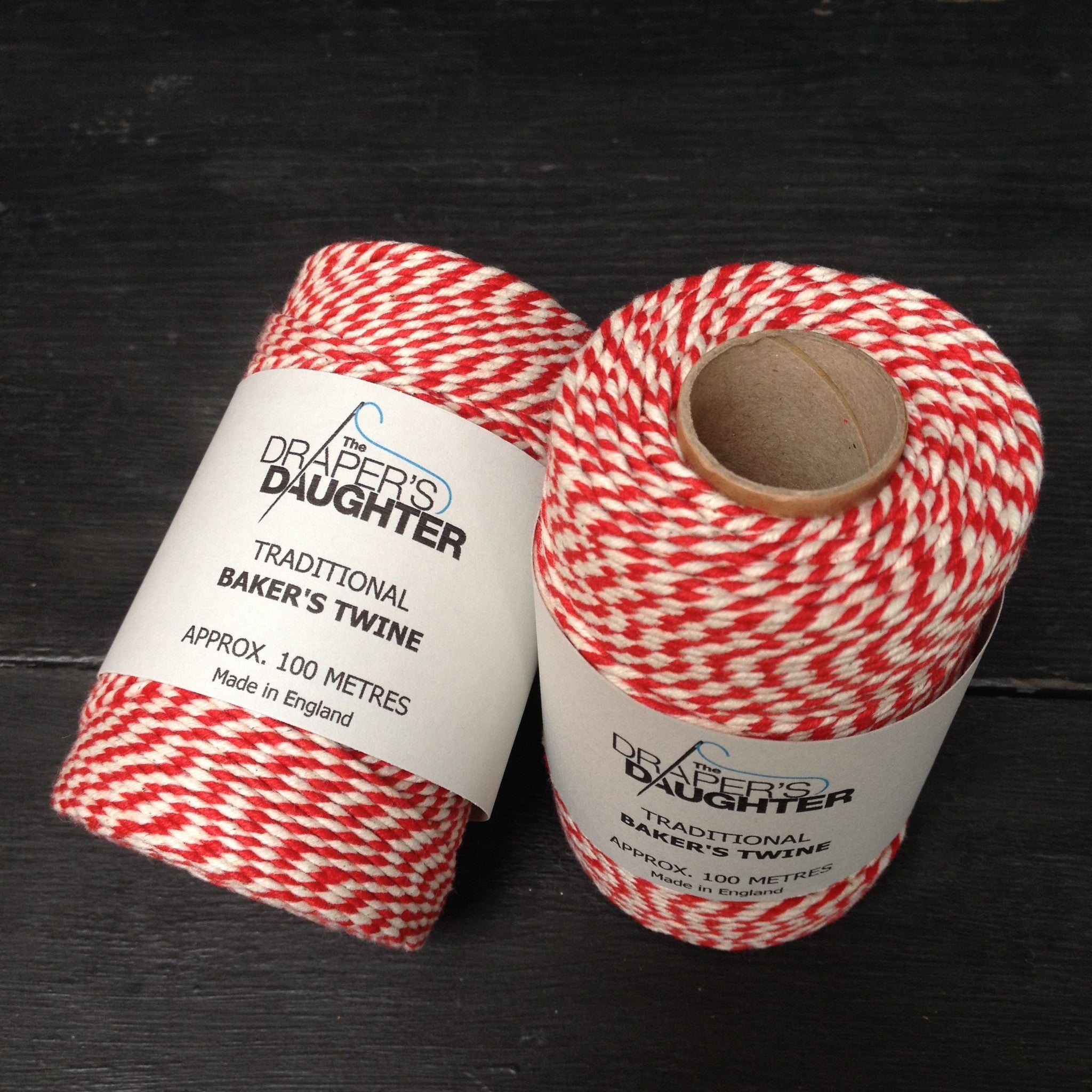 The Draper's Daughter Traditional Baker's Twine in Red 